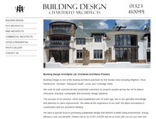 Tablet Screenshot of buildingdesignsussex.com